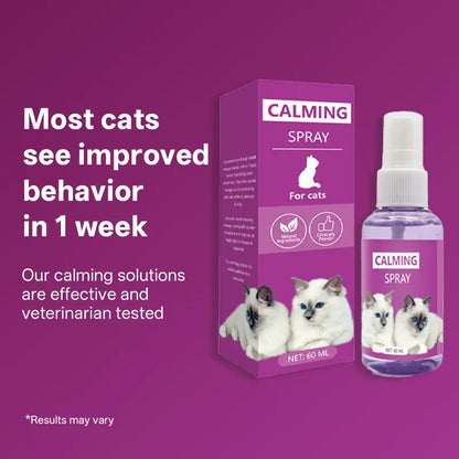 Cat Calming Spray—Contains Soothing Pheromones, Suitable for Use at Home and While Traveling—Relieves Anxiety in Cats during Travel and at Home—Travel-Sized Diffuser Refill #Summervibes